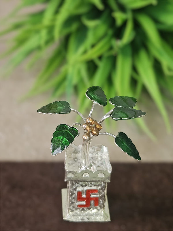 10 GM Tulsi Kyara – Decorative Silver alternate view 2 by DG Fine Silver