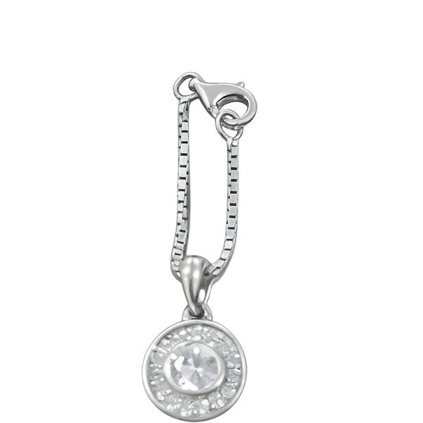 Halo Disc Charm jewellery main product photo by DG Fine Silver
