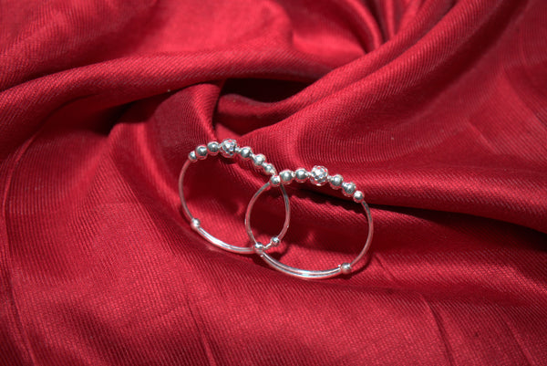 Beaded Circle Najariya jewellery alternate view 2 by DG Fine Silver