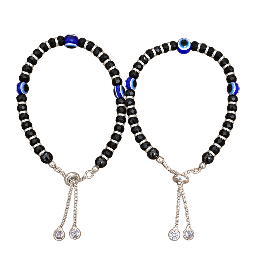 Multi Evil Eye Black Bead Kadli transparent catalogue product view