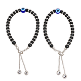 Single Evil Eye Black Bead Kadli transparent catalogue product view