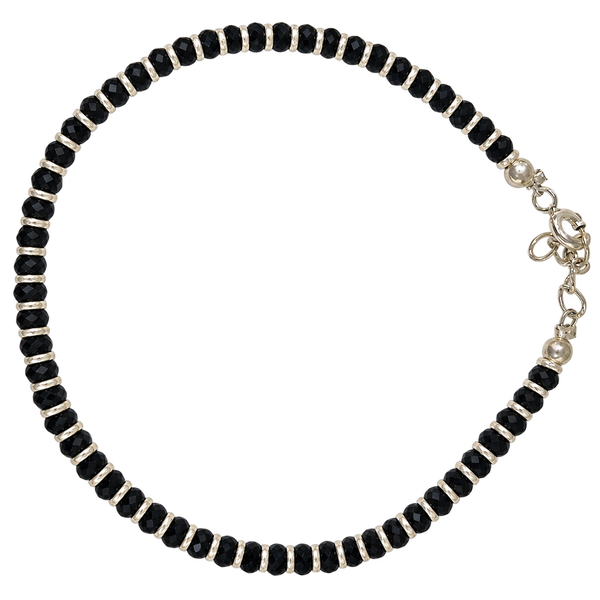 Black Faceted Bead Bracelet, transparent catalogue view