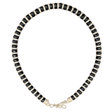 Black Bead Silver-Tone Bangle, transparent catalogue view