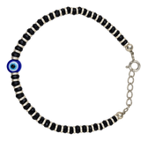 Evil Eye Black Bead Chain Bracelet, transparent catalogue view