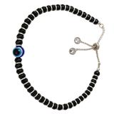 Black Bead Evil Eye Bracelet, transparent catalogue view