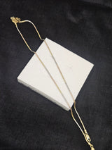 Dual Tone Chain Kids Ring, angled view