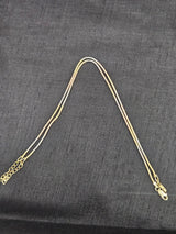 Dual Tone Chain Kids Ring, front view