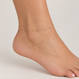 Pink Stone Kids Rings, worn lifestyle view