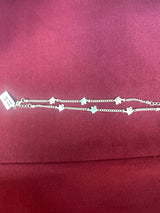 Kids Dolphin Charm Anklet, top view