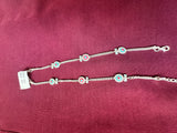 Kids Heart Charm Anklet, close-up view
