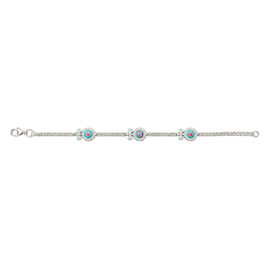 Kids Heart Charm Anklet, transparent catalogue view