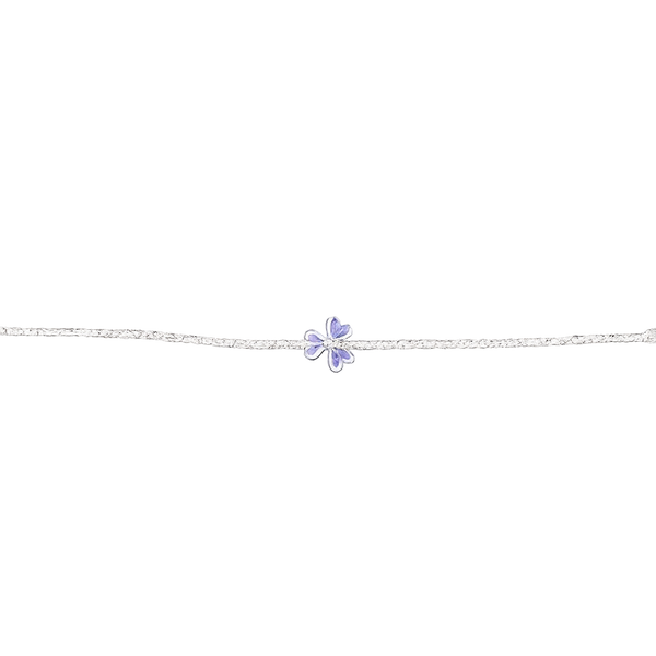 Lilac Clover Kids Bracelet, transparent catalogue view