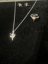 Rose Gold Ballerina Kids Jewellery Set, top view