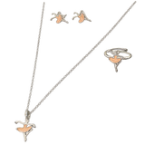 Rose Gold Ballerina Kids Jewellery Set, transparent catalogue view