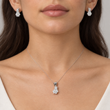 Cluster Drop Pendant Set, worn lifestyle view