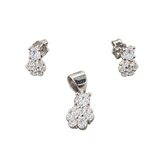 Cluster Drop Pendant Set, transparent catalogue view