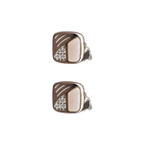 Silver Square Hoop Earrings, transparent catalogue view
