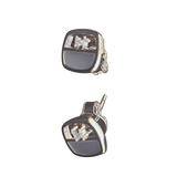 Silver-Tone Square Hoop Earrings, transparent catalogue view
