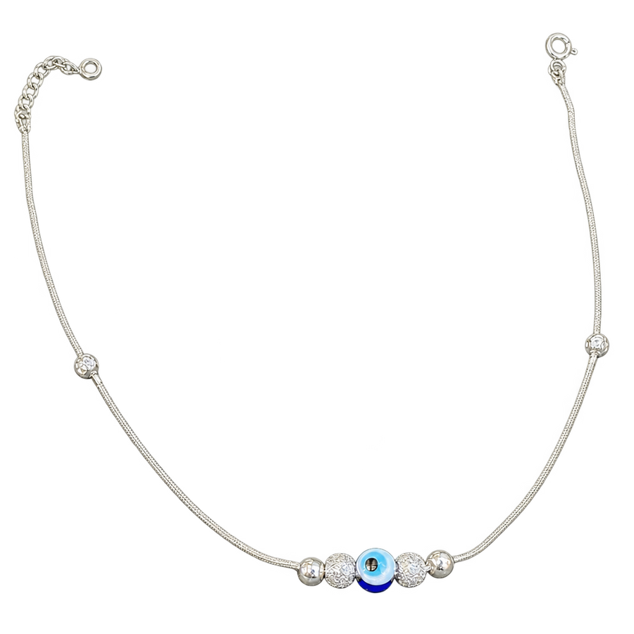 Blue Evil Eye Kids Ring, transparent catalogue view
