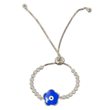 Blue Flower Eye Bangle, transparent catalogue view