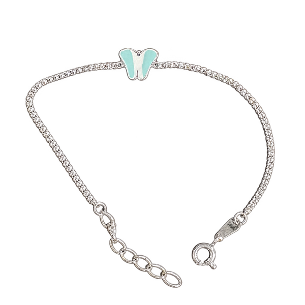 Blue Butterfly Kids Bracelet, transparent catalogue view