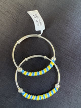 Blue Yellow Disc Kids Kadli, top view