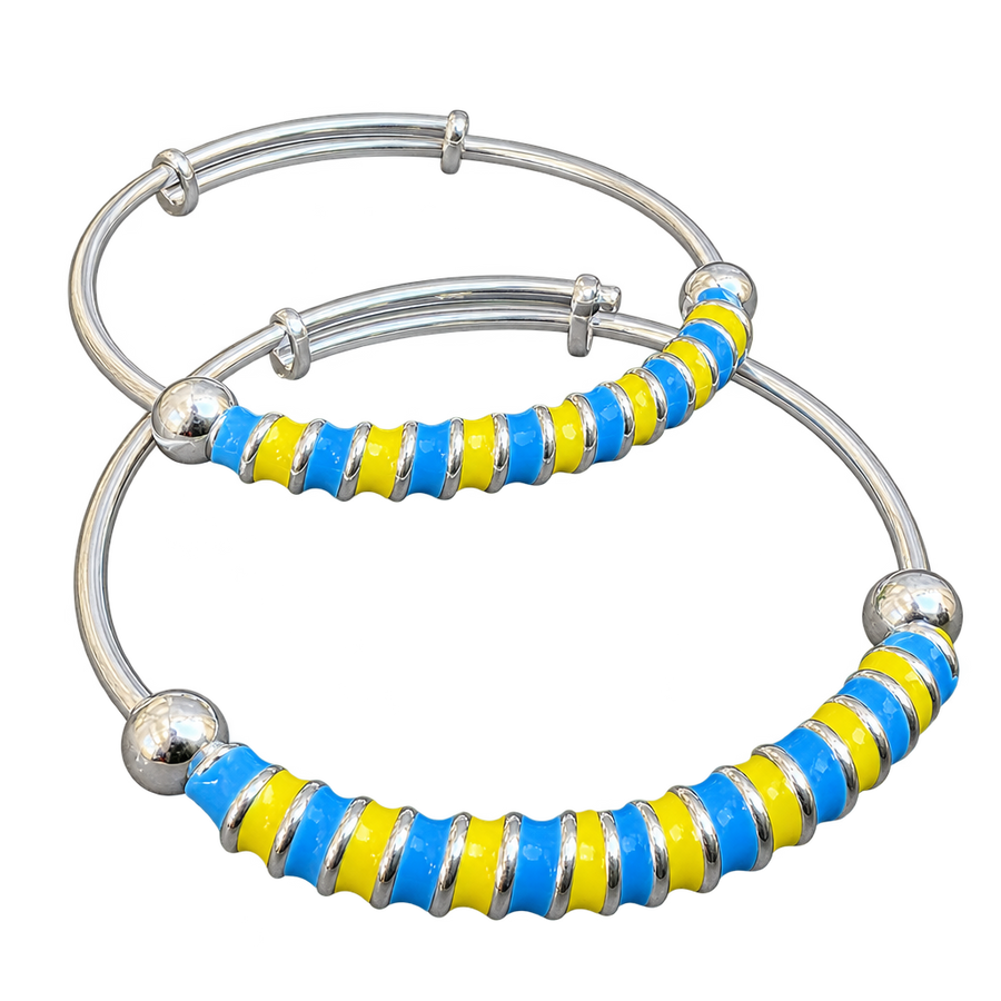 Blue Yellow Disc Kids Kadli, transparent catalogue view