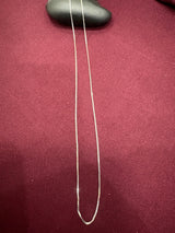 Silver-Tone Box Chain, front view