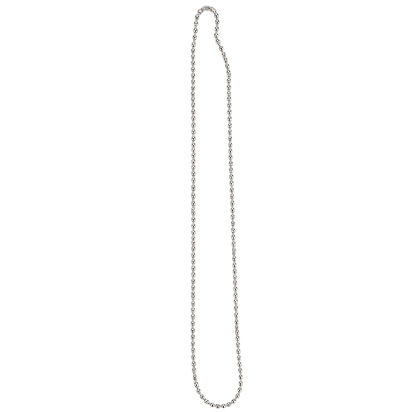 Silver-Tone Beaded Link Chain, transparent catalogue view