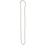 Silver-Tone Cylindrical Bead Chain, transparent catalogue view