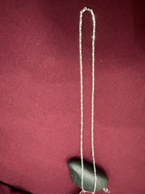 Diamond Cut Link Chain, close-up view