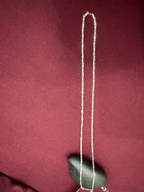 Diamond Cut Link Chain, top view