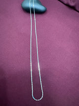 Diamond Cut Twisted Chain, front view