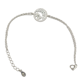 Crystal Butterfly Chain Bracelet, transparent catalogue view