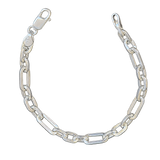 Silver-Tone Elongated Link Bracelet, transparent catalogue view
