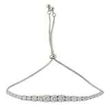 Graduated Stone Slider Bangle, transparent catalogue view