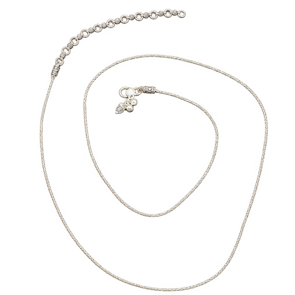 Silver-Tone Leaf-Charm Waist Chain transparent catalogue image