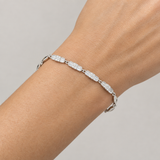 Marquise Link Chain Bracelet, worn lifestyle view