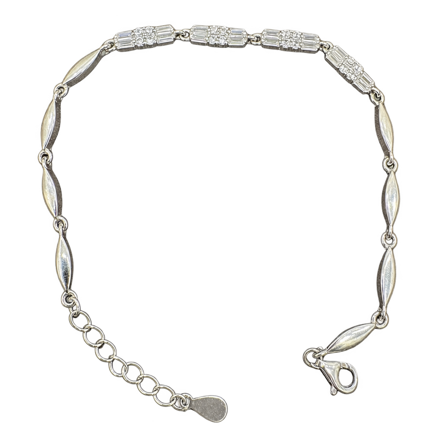 Marquise Link Chain Bracelet, transparent catalogue view