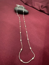 Oval Bead Snake Chain, top view