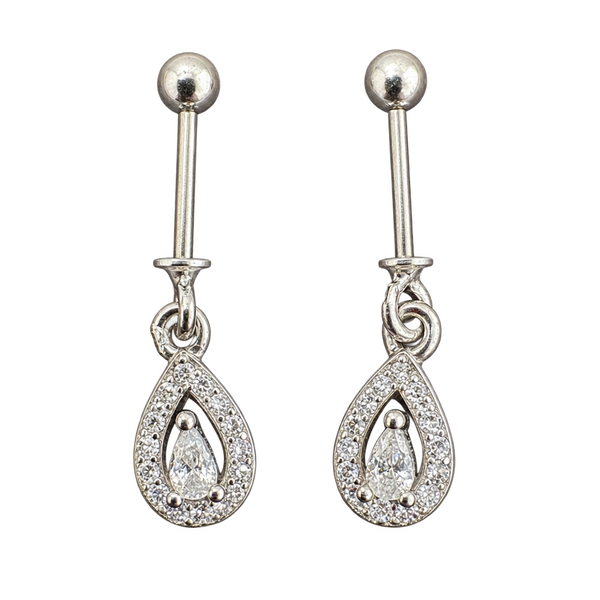 Teardrop Stone Bugdi Pair, transparent catalogue view