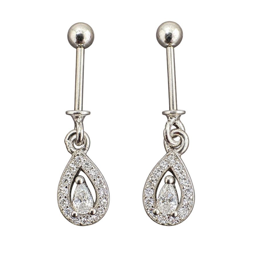 Teardrop Stone Bugdi Pair, transparent catalogue view