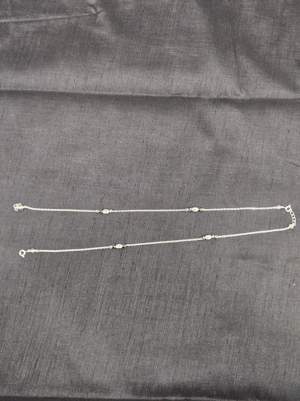 Pearl Butterfly Anklet Chain