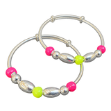 Pink Lime Bead Bachha Kadli, transparent catalogue view