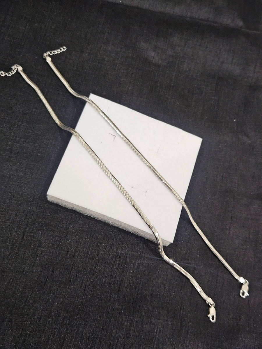 Silver-Tone Kids Ring Pair, close-up view