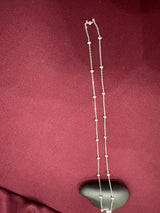 Spaced Knot Snake Chain, angled view