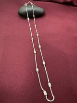Textured Bar Box Chain, close-up view